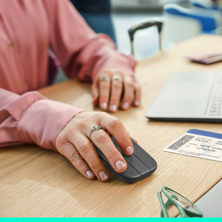 Logitech Mobi Fold Muis Grafiet