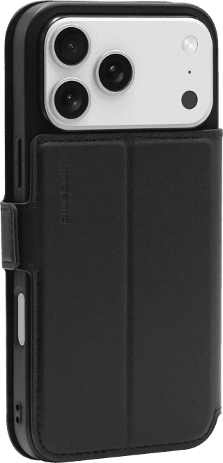 BlueBuilt Book Case with MagSafe iPhone 18 Pro Max Leather Black