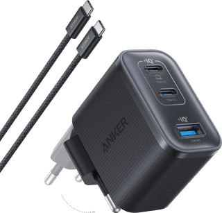 Anker Nano Oplader met 3 Usb Poorten 70W Zwart