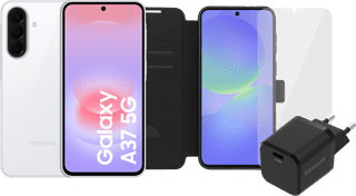 Samsung Galaxy A37 128GB White 5G + Complete Accessory Pack
