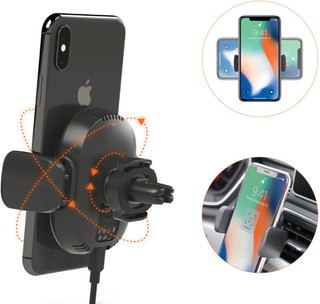 Kenu Telefoonhouder Auto Luchtrooster met Draadloos Opladen