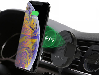 Kenu Telefoonhouder Auto Luchtrooster met Draadloos Opladen