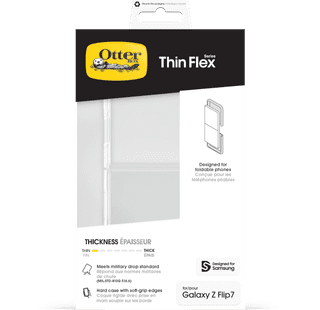 OtterBox Thin Flex Samsung Galaxy Flip 7 Cover Transparant