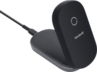 BlueBuilt 2-in-1 Draadloze Oplader met MagSafe en Qi2 25W Zwart