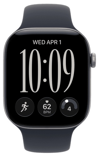 Apple Watch Series 12 46mm Grijs Sportband S/M
