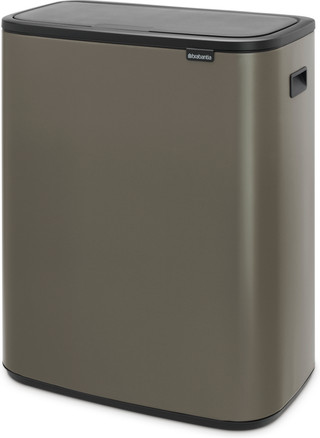Brabantia Bo Touch Bin 2 x 30 Liter Platinum