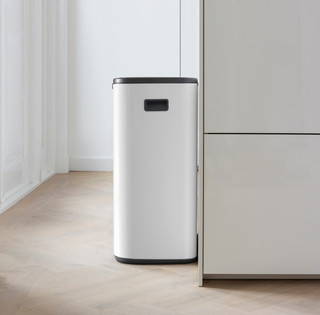 Brabantia Bo Touch Bin 2 x 30 Liter White