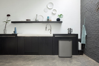 Brabantia Bo Touch Bin 2 x 30 Liter Mineral Concrete Grey