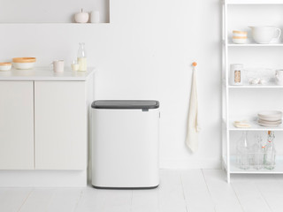 Brabantia Bo Touch Bin 60 Liter White