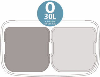 Brabantia Bo Touch Bin 2 x 30 Liter Matt Black
