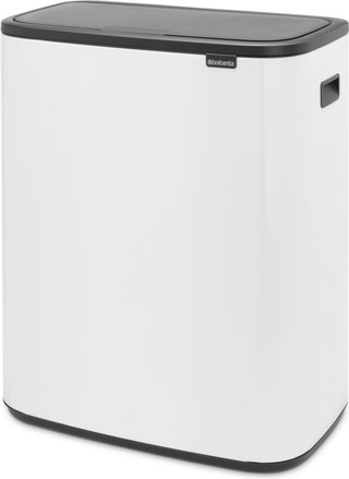 Brabantia Bo Touch Bin 2 x 30 Liter White