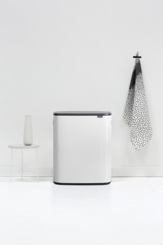 Brabantia Bo Touch Bin 2 x 30 Liter White