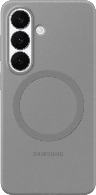 Samsung Galaxy S26 Plus Silicone Back Cover with Magnet Gray