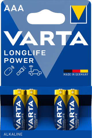 Varta Longlife Power AAA Blister 4 stuks