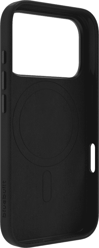 BlueBuilt Back Cover with MagSafe iPhone 18 Pro Leather Black