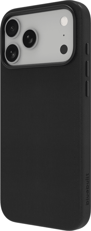 BlueBuilt Back Cover with MagSafe iPhone 18 Pro Max Leather Black