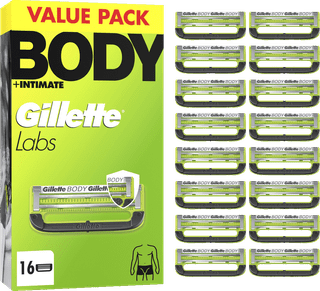 GilletteLabs Body Navulmesjes (16 stuks)