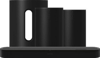 Sonos Beam Ultra Zwart + Sonos Sub Mini + 2x Era 100 Zwart