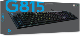 Logitech G815 Lightsync RGB Mechanical Gaming Keyboard GL Tactile QWERTY