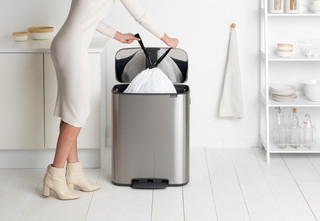 Brabantia Bo Pedal Bin 60 Liter Rvs Fingerprint Proof