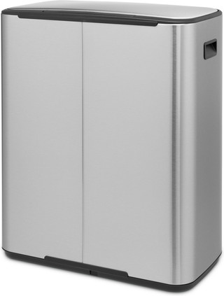 Brabantia Bo Pedal Bin 2 x 30 Liter Rvs Fingerprint Proof
