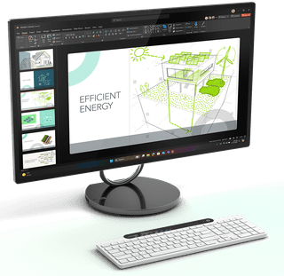 Lenovo 800 Self-Charging Bluetooth Toetsenbord QWERTY Wit