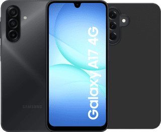 Samsung Galaxy A17 128GB Zwart 4G + BlueBuilt Back Cover Zwart