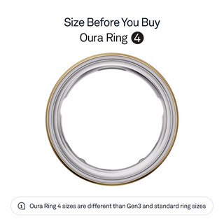 Oura Ring 4 Size 4 Gold