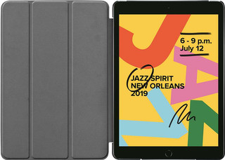 Just in Case Smart Tri-Fold Apple iPad (2021/2020) Book Case Zwart