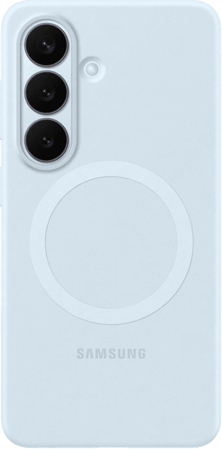 Samsung Galaxy S26 Plus Silicone Back Cover with Magnet Blue