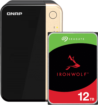 QNAP TS-264-8G + Seagate Ironwolf 12TB