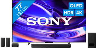 Sony Bravia 6 77" OLED (2026) + Sony Bravia Theatre System 6 Zwart