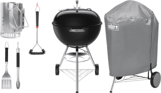 Weber Original Kettle 57 cm Zwart Starterspakket