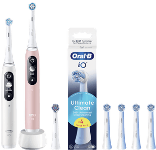 Oral-B iO Series 6N Duo Pack Wit + Roze Value Pack