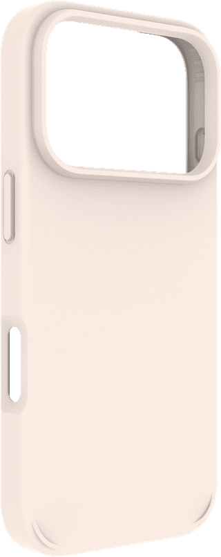 BlueBuilt MagSafe Case iPhone 18 Pro Beige + Card Holder Leather Black