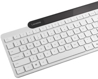 Lenovo 800 Self-Charging Bluetooth Toetsenbord QWERTY Wit