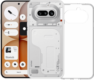 Nothing Phone (4a) 256GB Wit 5G + BlueBuilt Back Cover Transparant