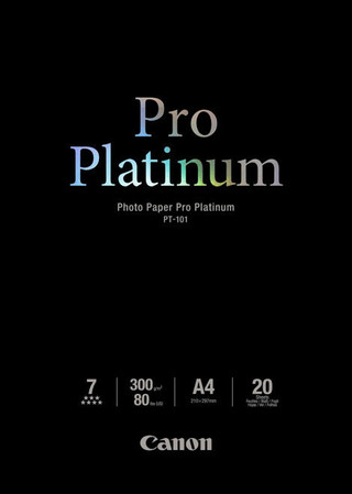 Canon PT-101 Pro Platinum Fotopapier 20 Vellen A4