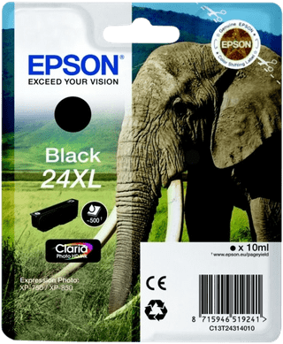Epson 24XL Cartridge Zwart