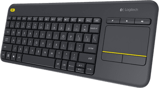 Logitech K400 Plus Wireless Touch Zwart QWERTY