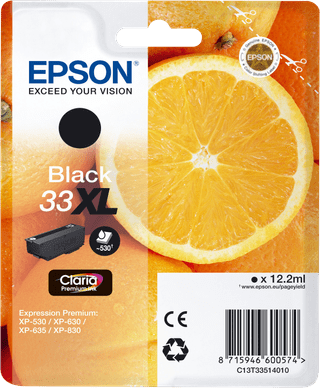 Epson 33XL Cartridge Zwart
