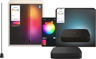 Philips Hue Play Table Lamp + HDMI Sync Box 4K