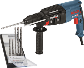Bosch Professional GBH 2-26 F + SDS Plus Drill Bit Set