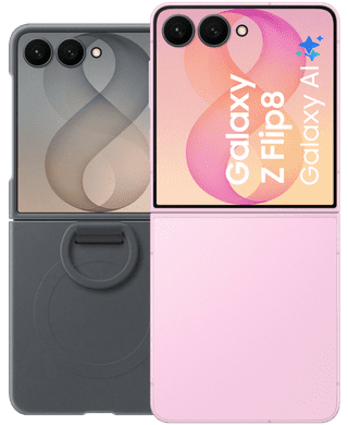 Samsung Galaxy Z Flip 8 512GB Roze 5G + Siliconen Back Cover met Magneet Zwart