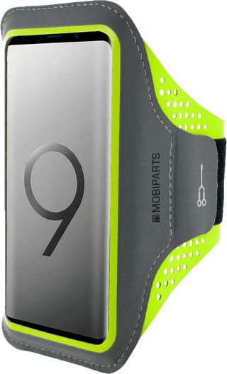 Mobiparts Comfort Fit Sportarmband Samsung Galaxy S9 Groen