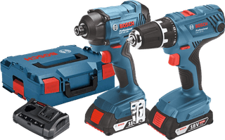 Bosch Professional GSR 18V-21 + GDR 18V-160 Combiset