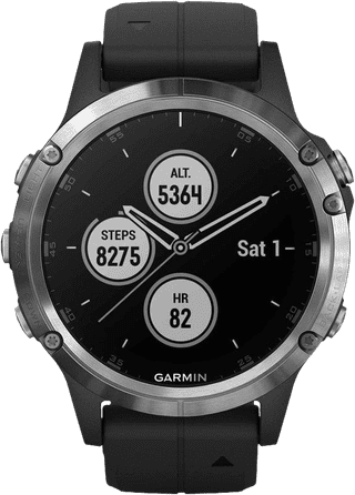 Garmin Fenix 5 Plus Zilver