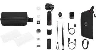 DJI Osmo Pocket 4P (Pro) Creator Combo + BlueBuilt Microvezeldoekjes