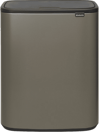 Brabantia Bo Touch Bin 2x 30L Platinum