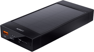 Aukey PB-P23 Solar Powerbank Qualcomm Quick Charge 3.0 16.000 mAh Zwart